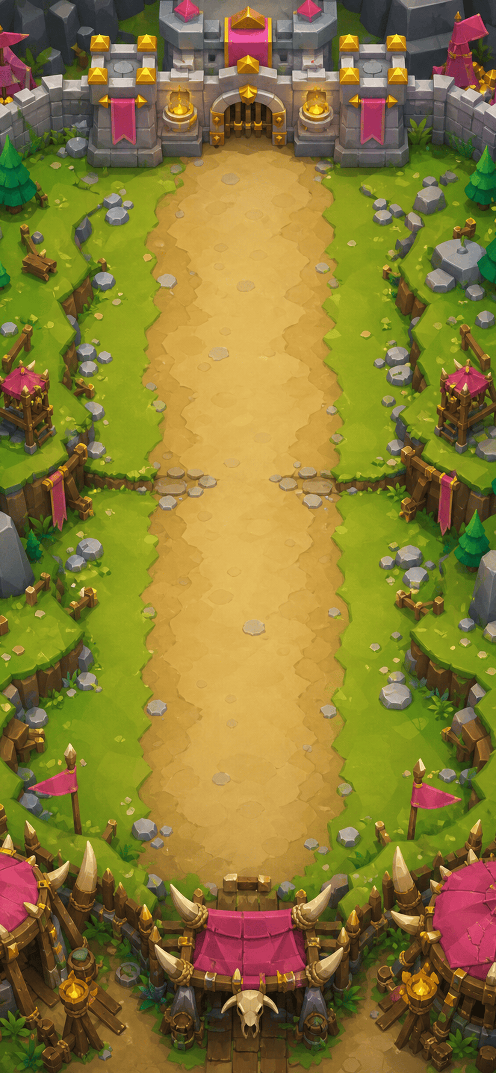 Battle arena backdrop